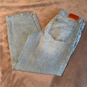 Lucky Brand Women’s Cropped Straight Light Blue Jeans